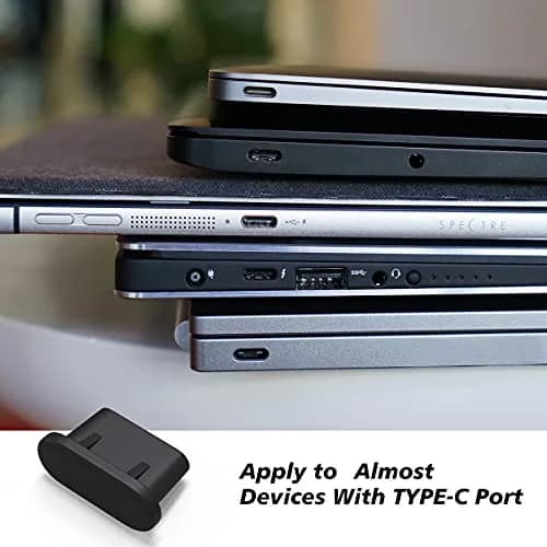 iKammo 20 Pcs USB C Dust Plugs Cover with 2 Cleaning Brushes | Protects Ports from Dust, Lint, and Grime thumbnail 7
