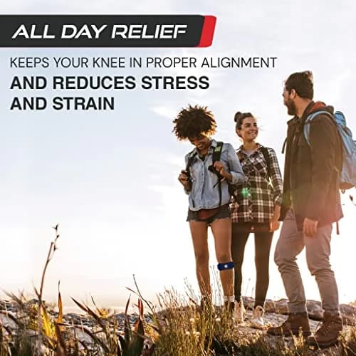 Sleeve Stars Patellar Tendon Support Strap Navy Blue Adult | Orthopedic Brace for Pain Relief thumbnail 7