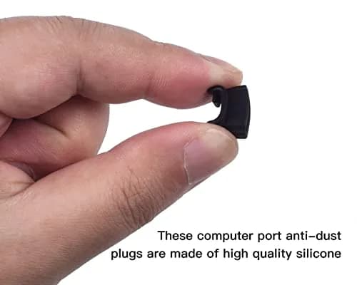 iKammo 20 Pcs HDMI Dust Cover Plugs & 2 Cleaning Brushes | Protects Ports from Dust, Lint, and Grime thumbnail 4