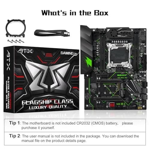 MACHINIST X99 MR9A PRO ATX Motherboard LGA 2011-3 DDR4 64GB Max 28.5cm x 22cm | Supports Intel Xeon E5 V3/V4 & Core i7 5th/6th Gen thumbnail 7