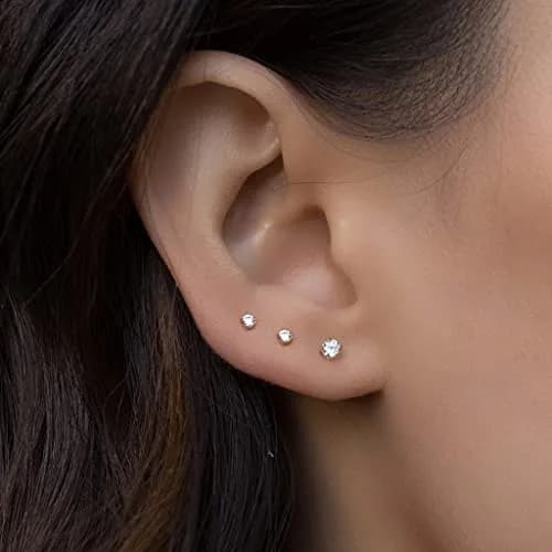 MODRSA Faux Nose Ring non piercing Noes Ring Stud 3mm | Stainless Steel, Assorted Colors, Comfortable Fit thumbnail 7