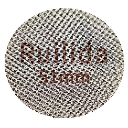 Ruilida Espresso Puck Screen 51mm | Reusable Stainless Steel Filter Plate for Espresso Portafilter (51mm) thumbnail 1