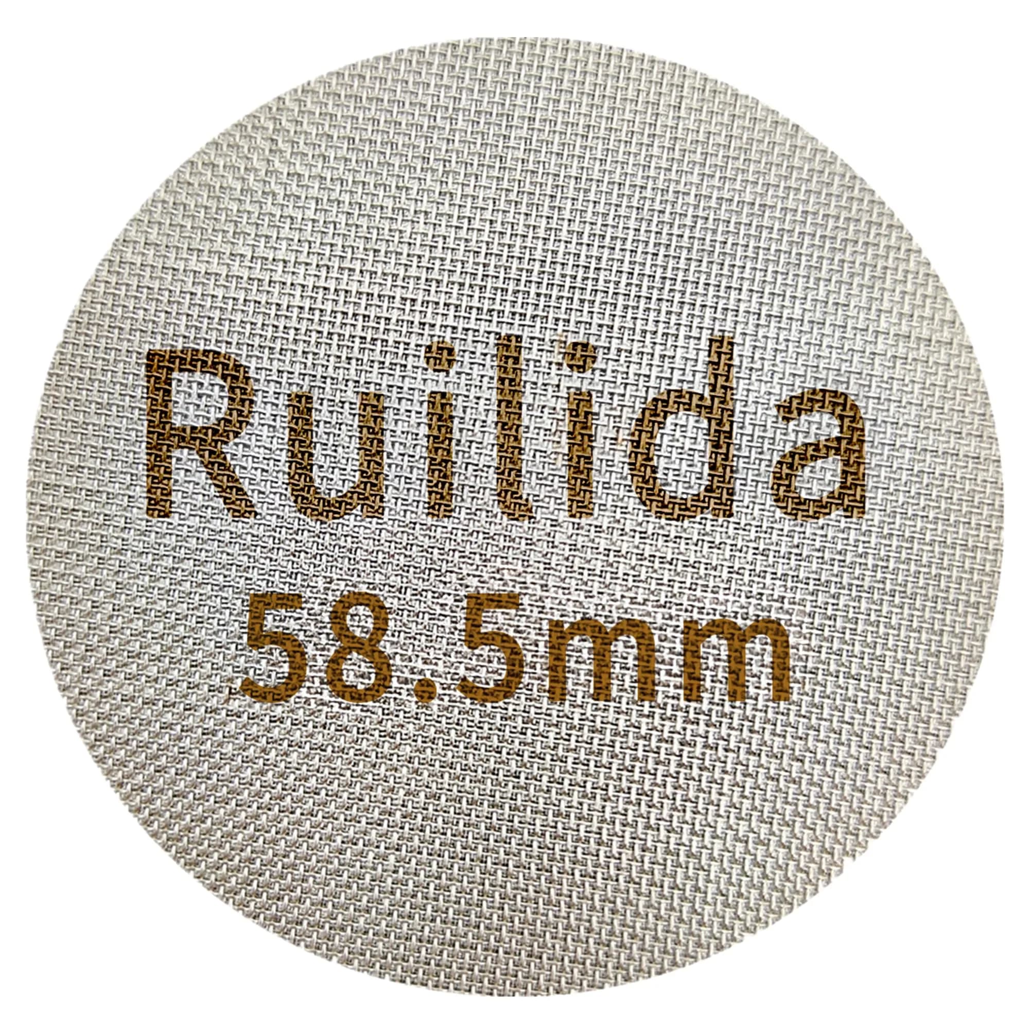 Ruilida Espresso Puck Screen 58.5mm | Reusable 150μm Stainless Steel Filter Plate - main product image