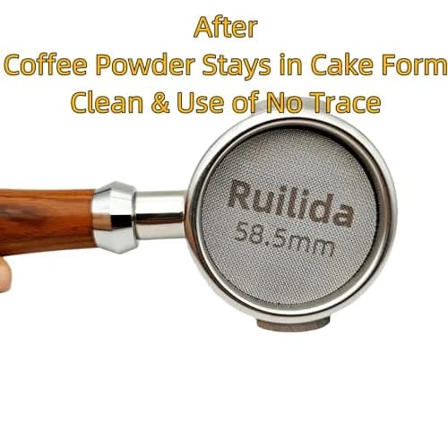 Ruilida Espresso Puck Screen 58.5mm | Reusable 150μm Stainless Steel Filter Plate thumbnail 4