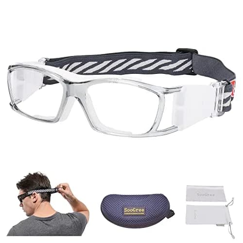 SooGree Racquetball Goggles for Men Women | Impact-Resistant Polycarbonate Safety Eyewear (Medium) thumbnail 1