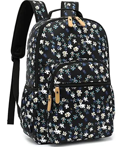 Leaper Floral Backpack Large 21L (0.74 cu ft) | Water-Resistant Travel Bookbag for Women thumbnail 1