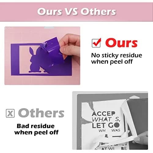 HTVRONT Fabric Grip Cutting Mats 12x12 Inch (2-Pack) | Self-Healing PVC for Cricut Machines thumbnail 6