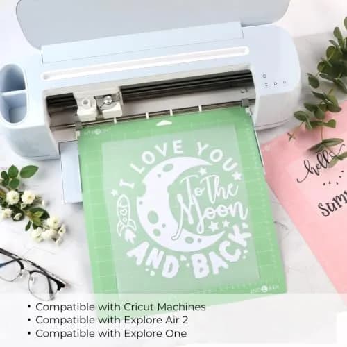 HTVRONT 12x12 Inch Cutting Mats (2 Pcs) with Scraper | Standard & Light Grip for Cricut Maker/Explore thumbnail 7