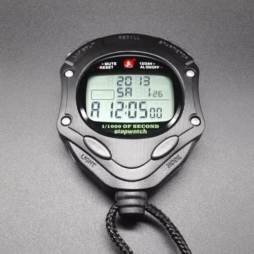 Rolilink Digital Stopwatch Timer with Backlight & 100 Lap Memory | Accurate 0.001s Timing for Sports Coaches thumbnail 6