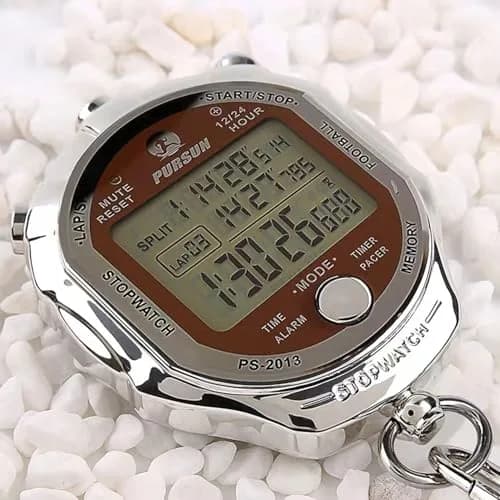 Rolilink Stopwatch Timer, Digital 0.001s Precision, Metal 100 Laps Memory, Coach Sports & Marathon thumbnail 5