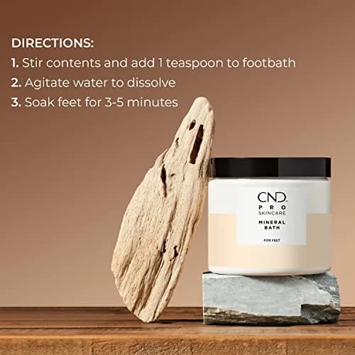 CND Pro Skincare Mineral Bath for Feet, 18 fl oz | Hydrates & Softens Dry Skin thumbnail 4