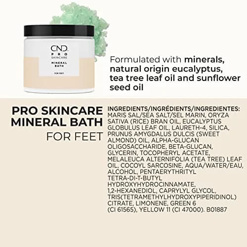 CND Pro Skincare Mineral Bath for Feet, 18 fl oz | Hydrates & Softens Dry Skin thumbnail 6