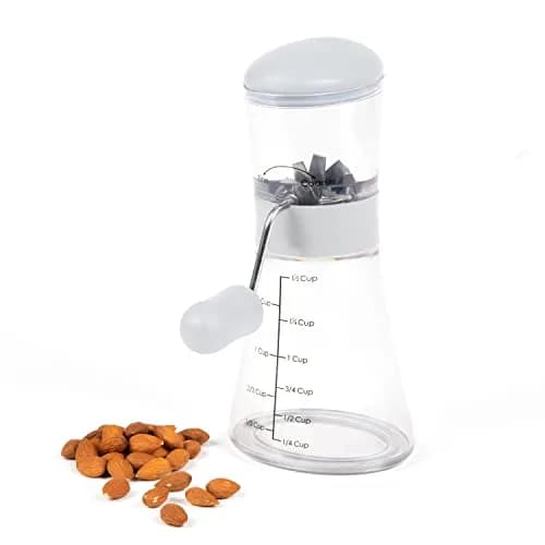 Prepworks by Progressive Nut Chopper with Non-Skid Base, White 1.5 cups (532 ml) | Patented Fine & Coarse Grind thumbnail 3