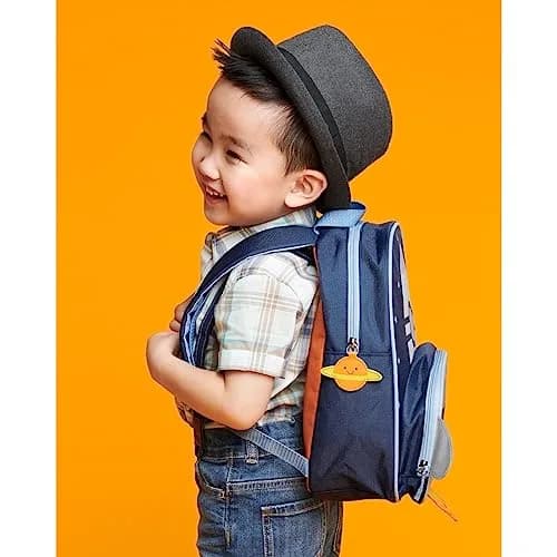 Skip Hop Sparks Kid's Backpack, Rocket | Adjustable Padded Straps & Roomy Main Compartment thumbnail 8