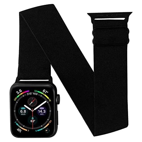 IFCASE Elastic Arm/Ankle Band for Apple Watch 49mm 46mm 45mm 44mm | Breathable Nylon, Adjustable, Water-Resistant thumbnail 5