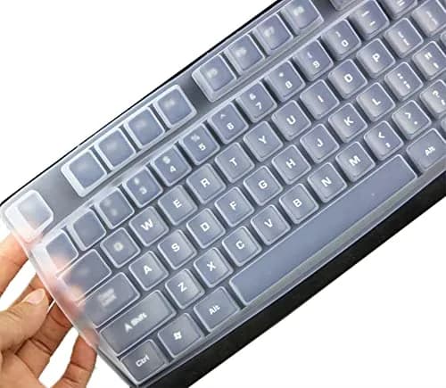 UHamn Clear Silicone Keyboard Skin Cover for Logitech K845 Mechanical Illuminated Keyboard | Dustproof & Waterproof thumbnail 6