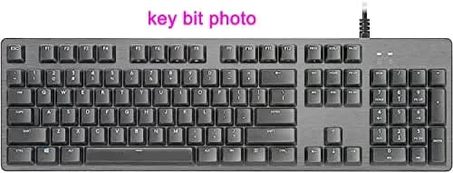 UHamn Clear Silicone Keyboard Skin Cover for Logitech G213 G610 G810 G512 G413 K840 Gaming Keyboards | US Layout thumbnail 2