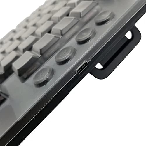 UHamn Dust-Proof Silicone Keyboard Skin Cover for Logitech G915 TKL | Ultra Thin, Waterproof, Dustproof, Washable thumbnail 4