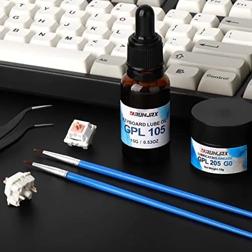 YIMAGUJRX Keyboard Switch Lube Grease Oil GPL 205 15g (0.53oz) & GPL 105 15g (0.53oz) | For Mechanical Keyboard Springs, Stabilizers, Switches thumbnail 7