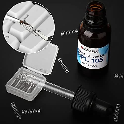 YIMAGUJRX Keyboard Switch Lube Grease Oil GPL 205 15g (0.53oz) & GPL 105 15g (0.53oz) | For Mechanical Keyboard Springs, Stabilizers, Switches thumbnail 3