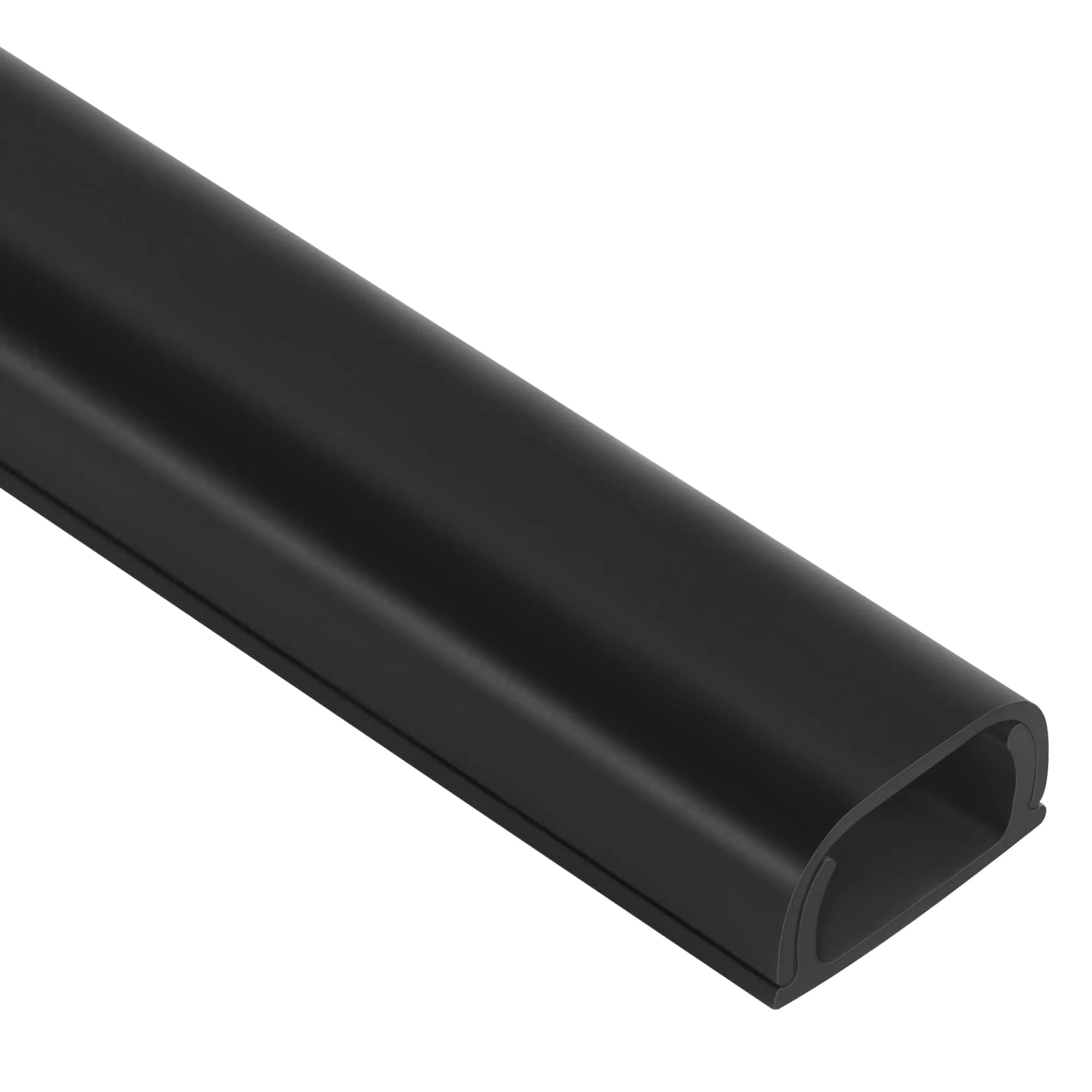 ZhiYo 68" Cord Covers for Wires on Wall, Black Cord Hider, 0.7" W x 0.4" H | Wall Cable Management Raceway - main product image