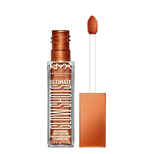 NYX PROFESSIONAL MAKEUP Ultimate Glow Shots Liquid Eyeshadow Wow Cacao 7.39ml (0.25 Fl Oz) | Shimmer with Vitamin C thumbnail 1