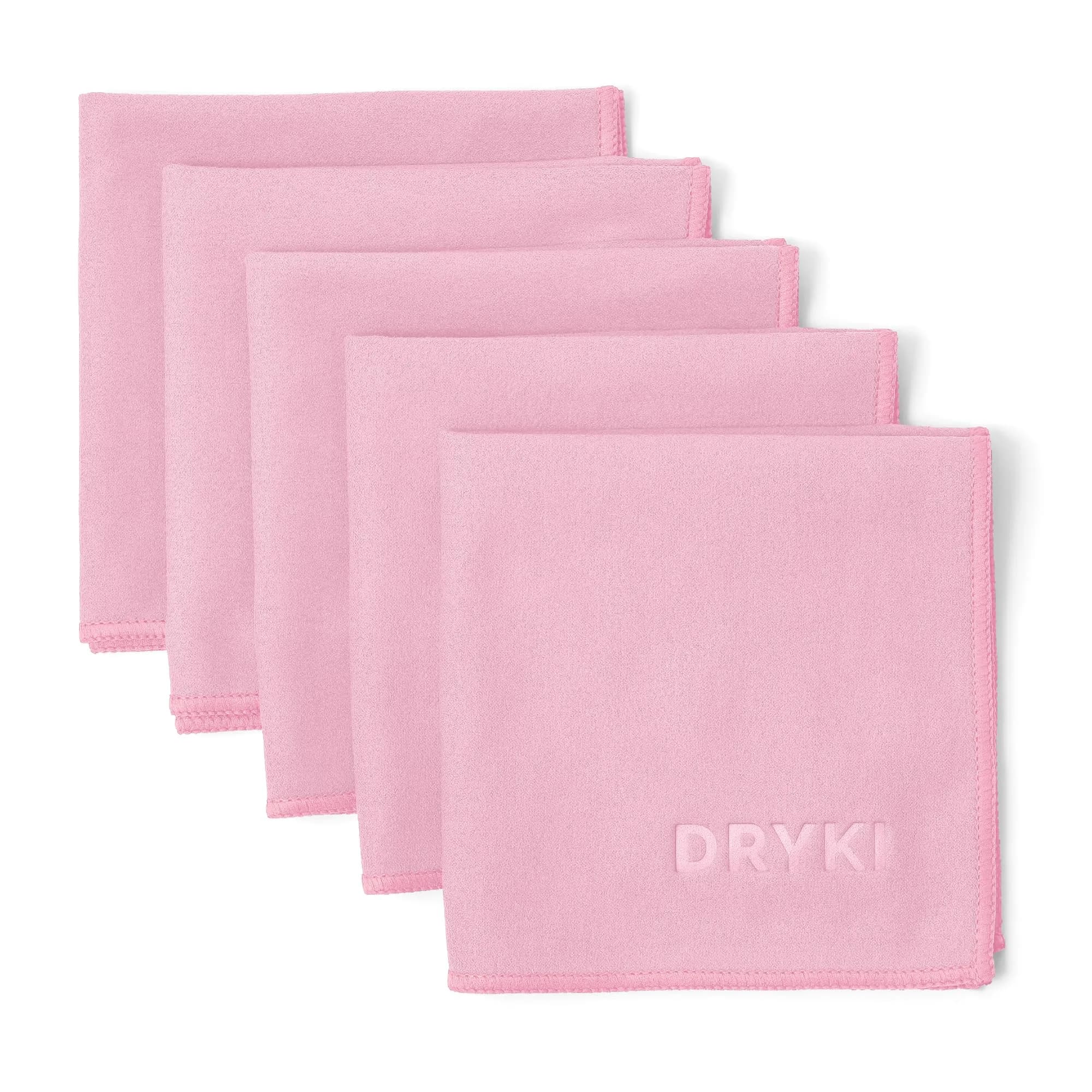 DRYKI Microfiber Sweat Towels 25cm x 25cm (10" x 10") | Quick Dry, Super Absorbent, Odor-Resistant