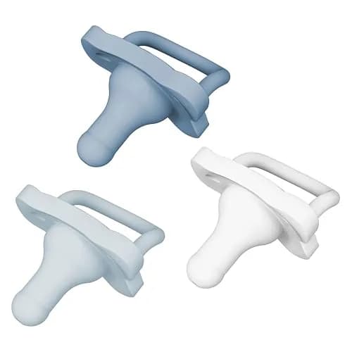 Dr. Brown's HappyPaci Silicone Pacifier 3-Pack | Soft, Safe, and Easy to Clean thumbnail 1