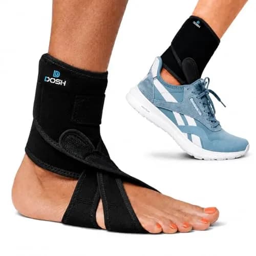 Dosh Right AFO Foot Drop Brace for Walking - Soft Ankle Foot Orthosis 10.16 cm (4 Inches) Length | Consumer Device thumbnail 1