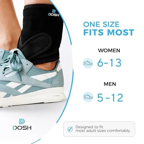 Dosh Right AFO Foot Drop Brace for Walking - Soft Ankle Foot Orthosis 10.16 cm (4 Inches) Length | Consumer Device thumbnail 2
