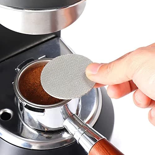 XIWENQUKU 51mm Coffee Portafilter Puck Screen 2-Pack | 100μm Stainless Steel Mesh Filter thumbnail 6