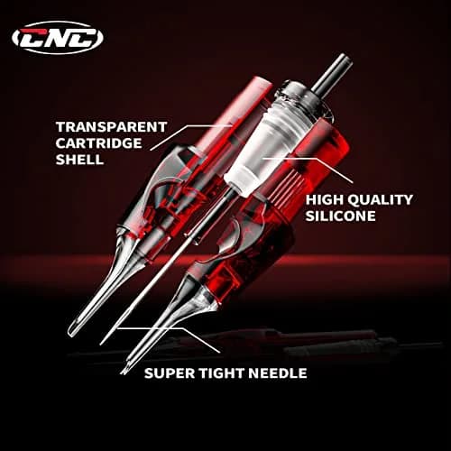 CNC 14RL Tattoo Needles Cartridge 20Pcs #10 Bugpin Round Liner with Membrane thumbnail 4