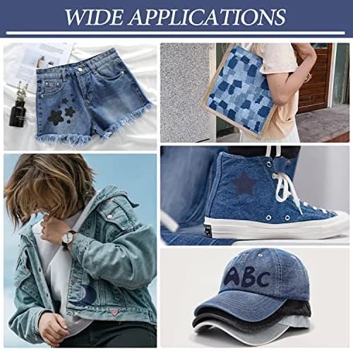 KING MOUNTAIN Denim Iron-on Repair Patch Roll (3"x60", Blue) | USA-Sourced Fabric Mending Solution thumbnail 6