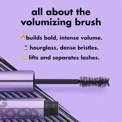 e.l.f. Big Mood Mega Volume & Lifting Mascara, Deep Brown 10ml (0.30 fl Oz) | Hourglass Brush for Bold, Lifted Lashes thumbnail 5