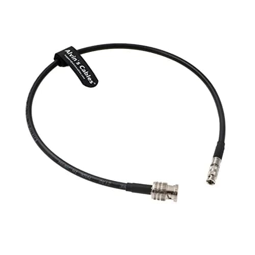 Alvin's Cables 12G SDI Coaxial Cable 50cm (19.7 inches) | High-Density Micro-BNC to BNC Male thumbnail 1