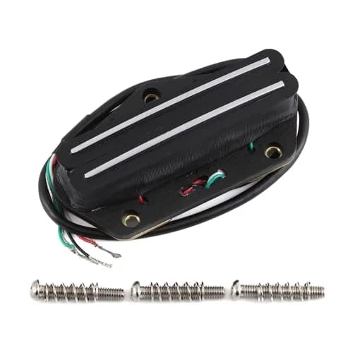 FLEOR Alnico 5 Dual Rail Humbucker Bridge Pickup 12-13K | Hot Rails for TL Style Electric Guitars thumbnail 1