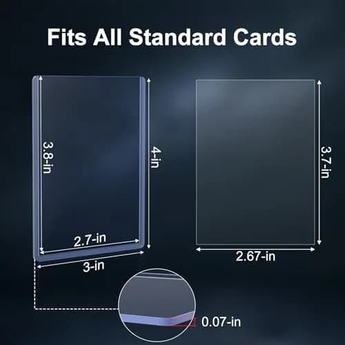 Mlikero 400 Card Sleeves Set: 200 Hard Plastic + 200 Soft Sleeves | Protects Standard 2.5"x3.5" Cards thumbnail 5
