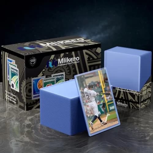 Mlikero 400 Card Sleeves Set: 200 Hard Plastic + 200 Soft Sleeves | Protects Standard 2.5"x3.5" Cards thumbnail 7