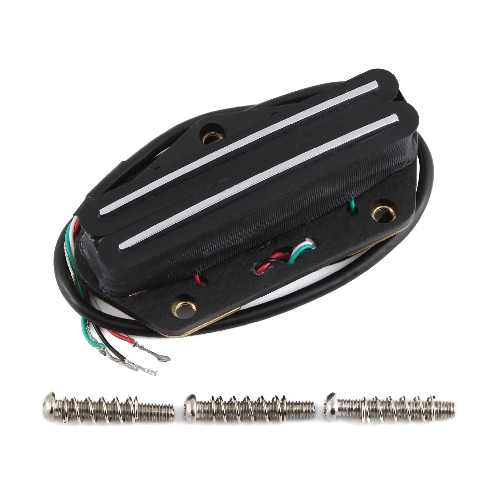 FLEOR Alnico 5 Dual Rail Humbucker Bridge Pickup 6-7K | Hot Rails for TL Style Electric Guitars — 9-10 K