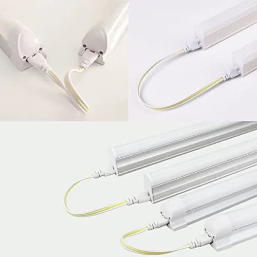 Faoyliye T5 T8 Tube Connector Cords 30cm (0.98ft) 3-Pin Female to Female Extension Cable (10-Pack) | Integrated LED Tube Dual Connector thumbnail 5