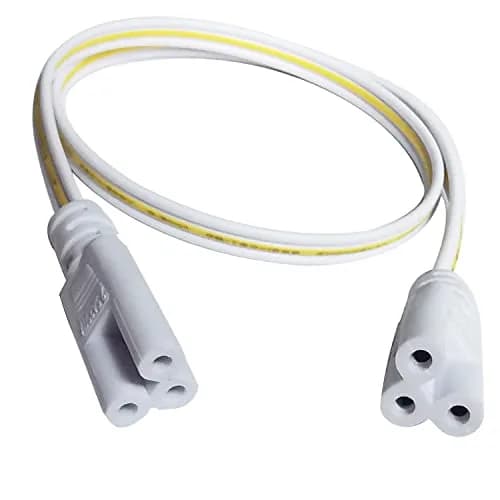 Faoyliye T5 T8 Tube Connector Cords 50cm (1.6ft) | 10-Pack Female to Female Extension Cable for Integrated LED Tubes thumbnail 6