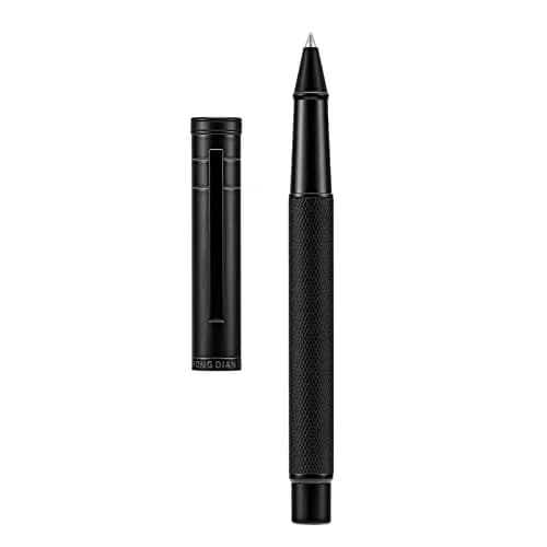 Asvine Hongdian 1851 Black Roller Pen with Schmidt Black Ink | Smooth Writing for Business Signatures thumbnail 1