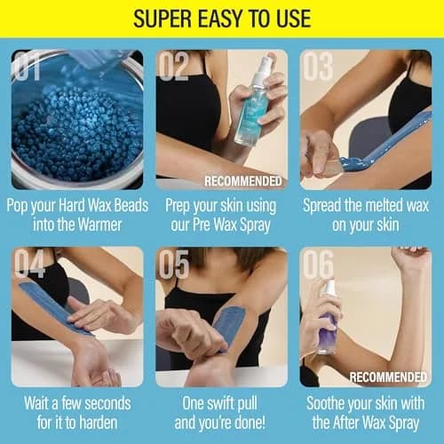 Tress Wellness Bikini Star Hard Wax Beads 544g (19.2 Oz) | Award Winning for Coarse Hair Removal thumbnail 4