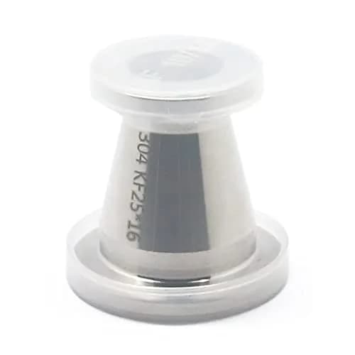 QMINOX SS304 Vacuum Conical Reducer KF adaptor fittings KF-25 to KF-16 | Stainless Steel Vacuum Fitting with KF25 to KF16 Flange thumbnail 3