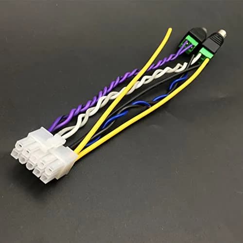 LIZAPUS 10-Pin Power Harness Plug with RCA 15cm (5.9 inches) | Compatible with Pioneer Subwoofers thumbnail 1