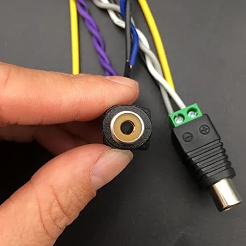 LIZAPUS 10-Pin Power Harness Plug with RCA 15cm (5.9 inches) | Compatible with Pioneer Subwoofers thumbnail 5
