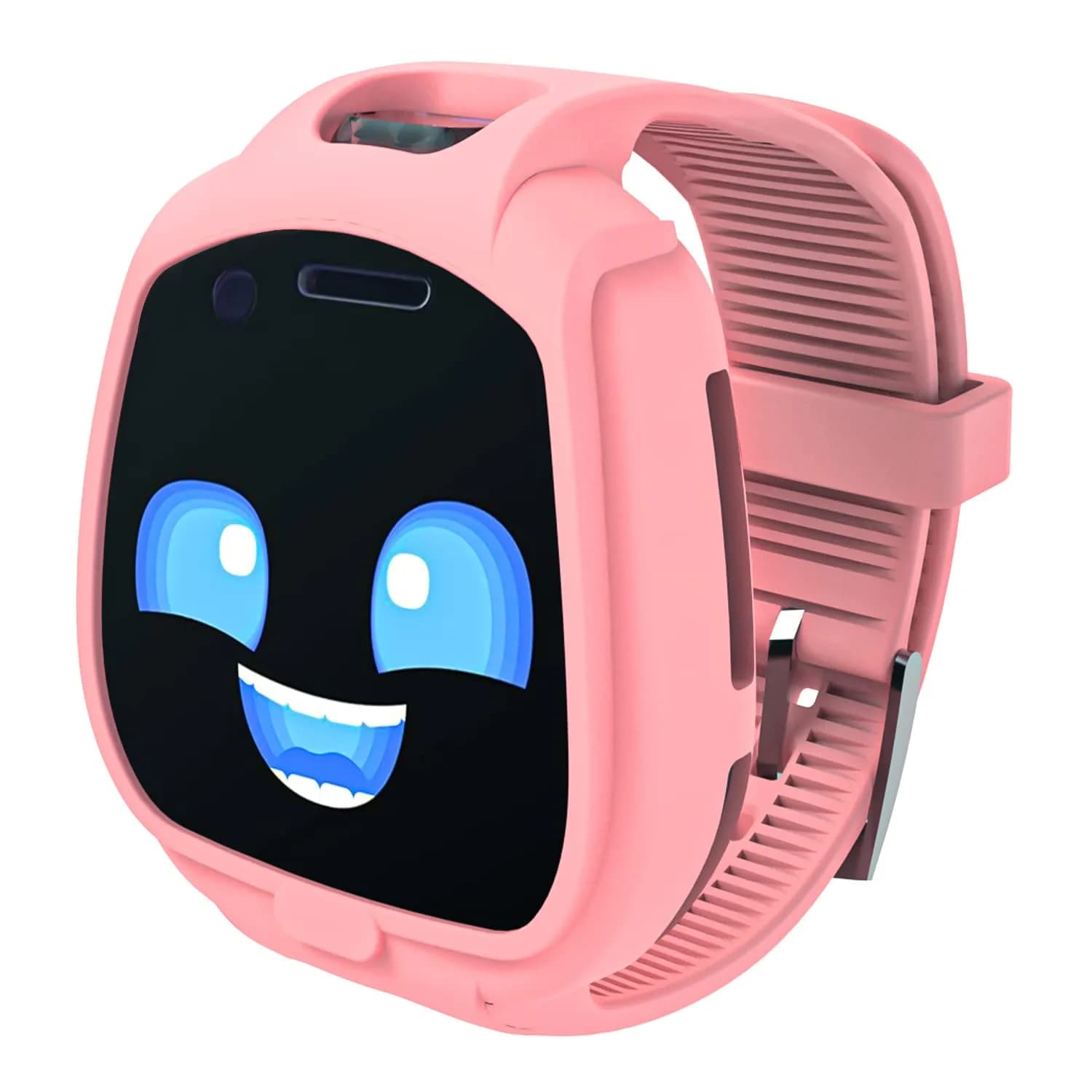 Polyjoy Pink Silicone Sport Band with Case for Little Tikes Tobi 1 2 Robot Smartwatch | 22mm Width