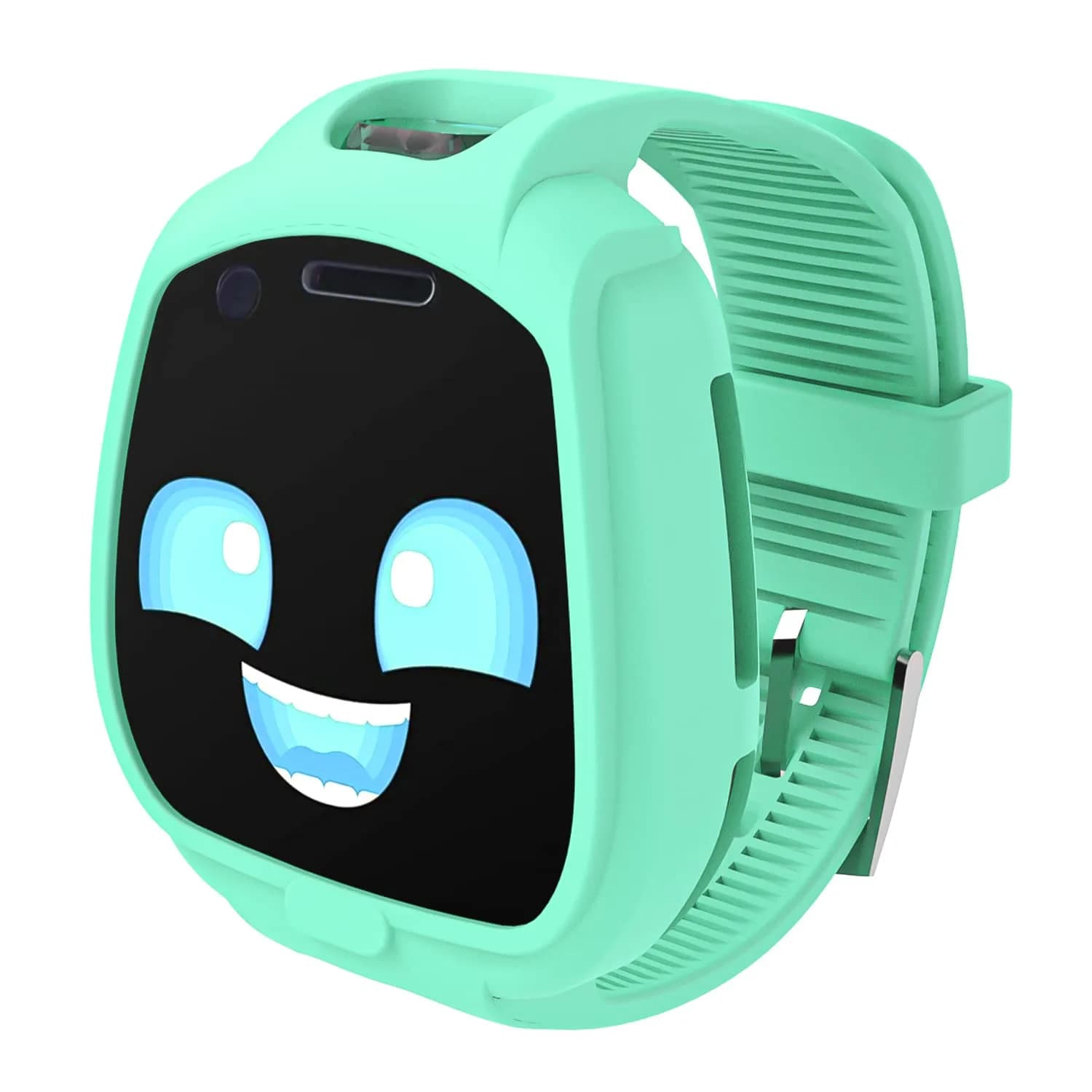 Polyjoy Green Silicone Sport Band with Case for Little Tikes Tobi 1 2 Robot Smartwatch | 22mm Width
