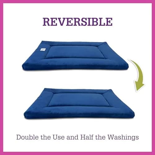 Pet Dreams Small Cat Bed - Crate Pad, Washable, Non-Toxic, Flat Indoor Kitten Bed, Fits iCrate 18" thumbnail 3