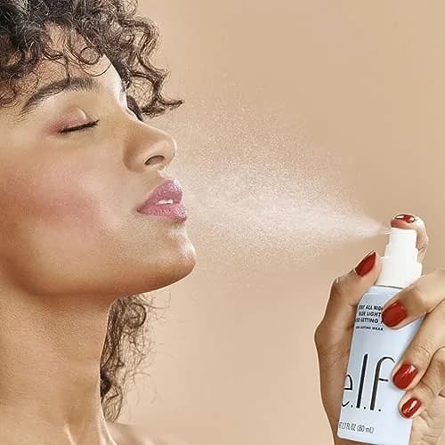 e.l.f. Stay All Night Blue Light Micro-Setting Mist 80ml (2.7 Fl Oz) | Reduces Blue Light Transmission thumbnail 3